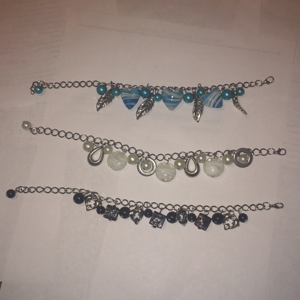 3 Bracelet with charms